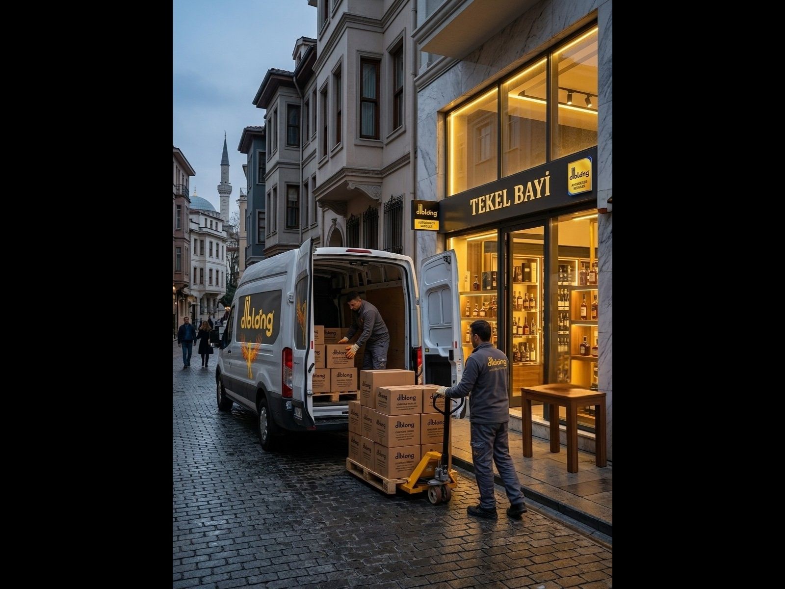 Tekel içi stant görünümü